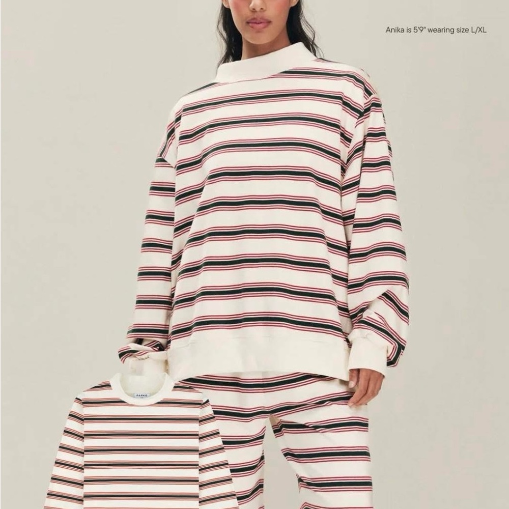 Parke mockneck Holiday nwot L/XL